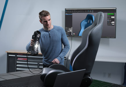 Interfaccia utente semplice e visualizzazione delle mesh in tempo reale