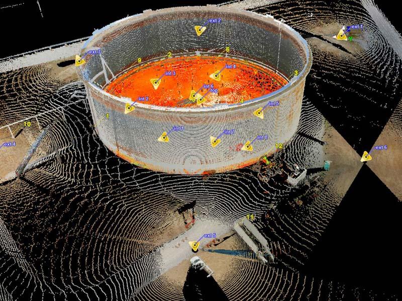 Осмотр и обмер резервуаров