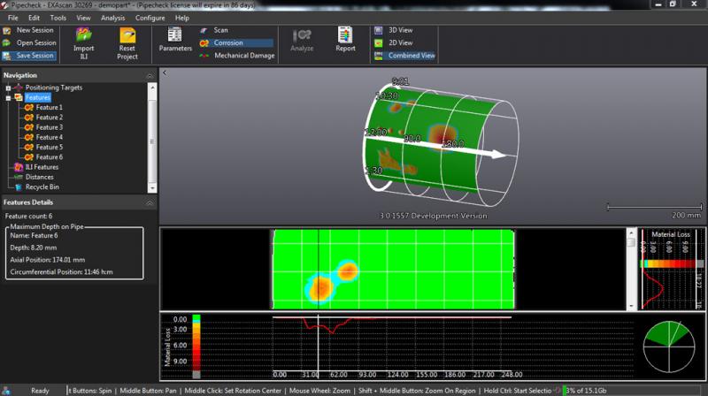 3Dスキャナーを活用した石油・ガス産業向けNDTパイプライン検査その１