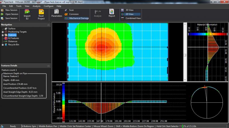 3Dスキャナーを活用した石油・ガス産業向けNDTパイプライン検査その１