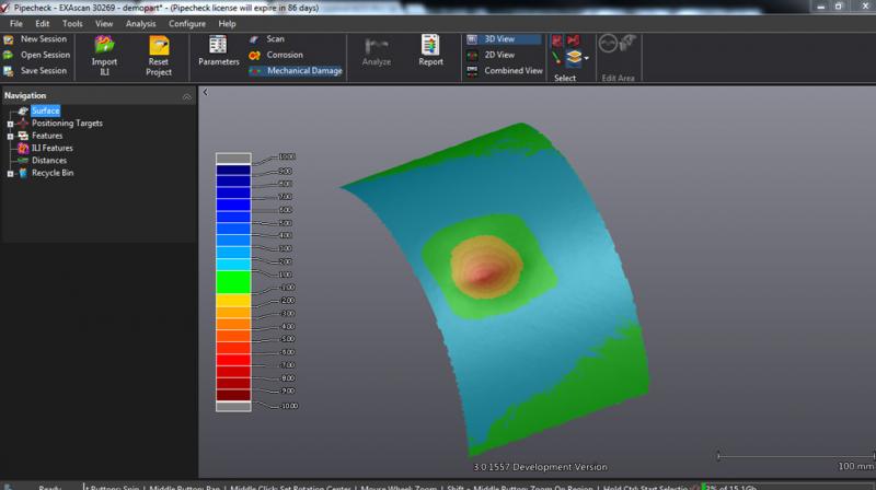 3Dスキャナーを活用した石油・ガス産業向けNDTパイプライン検査その１