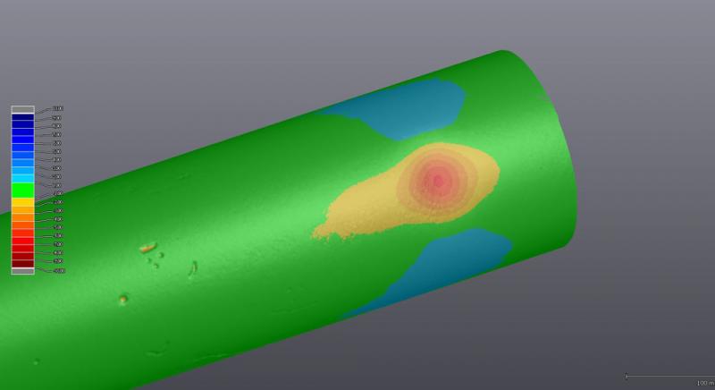 3Dスキャナーを活用した石油・ガス産業向けNDTパイプライン検査その１