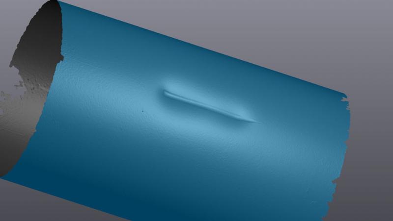 3Dスキャナーを活用した石油・ガス産業向けNDTパイプライン検査その１