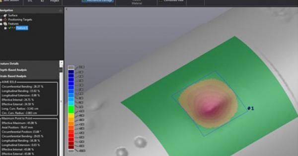 3Dスキャナーを活用した石油・ガス産業向けNDTパイプライン検査その１