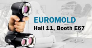 Der 3D-Weißlichtscanner Go!SCAN 3D auf der EuroMold Der 3D-Weißlichtscanner Go!SCAN 3D auf der EuroMold