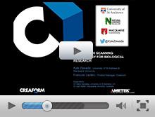 Using laser 3D scanning technology for biological research