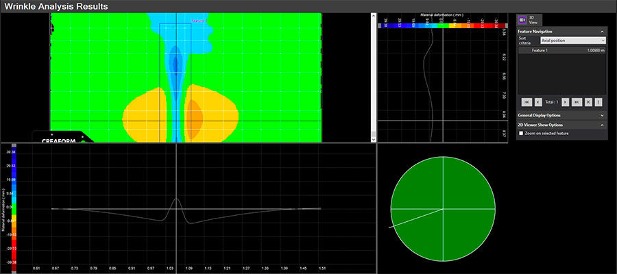 レポート生成 - シワ分析 